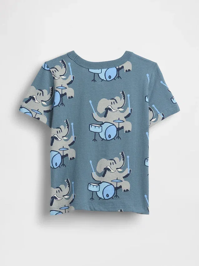 T-shirt z kieszenią dla niemowląt i Maluchów – model do łączenia z innymi ubraniami