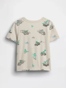 T-shirt z kieszenią dla niemowląt i Maluchów – model do łączenia z innymi ubraniami