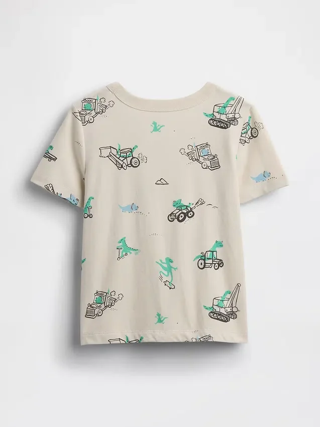 T-shirt z kieszenią dla niemowląt i Maluchów – model do łączenia z innymi ubraniami