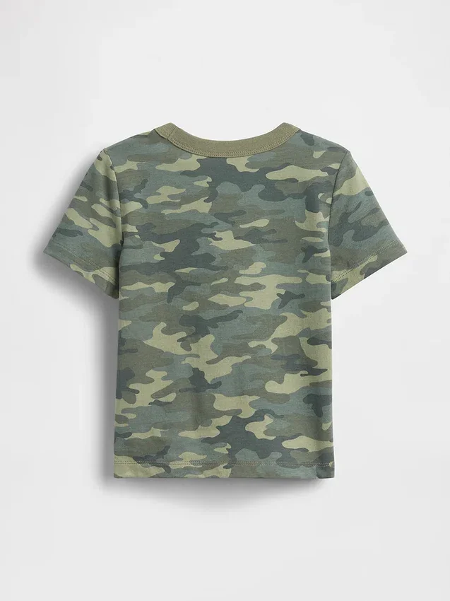 T-shirt z kieszenią dla niemowląt i Maluchów – model do łączenia z innymi ubraniami