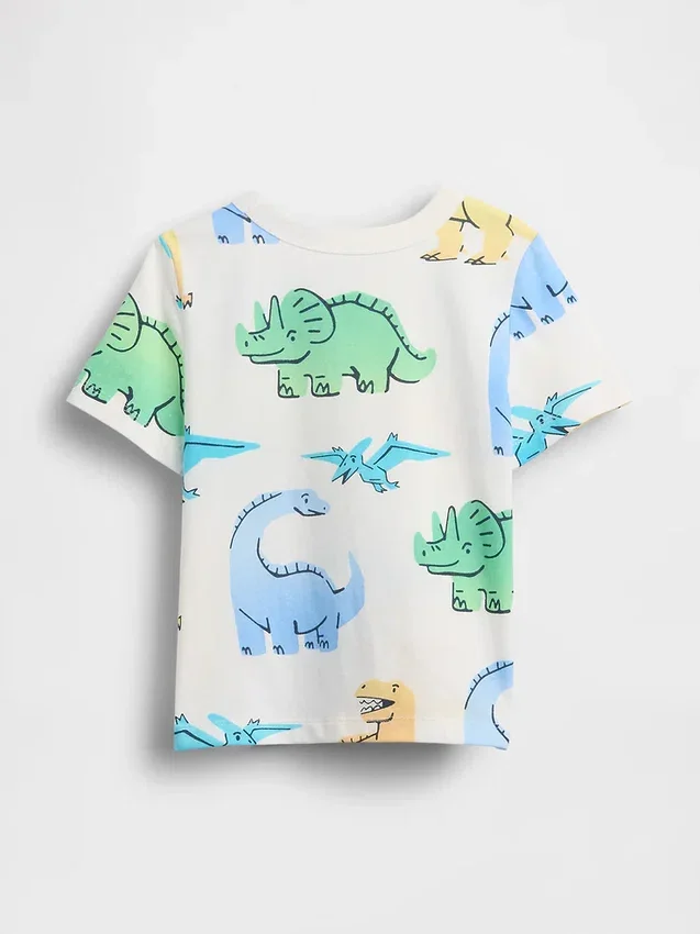 T-shirt z kieszenią dla niemowląt i Maluchów – model do łączenia z innymi ubraniami
