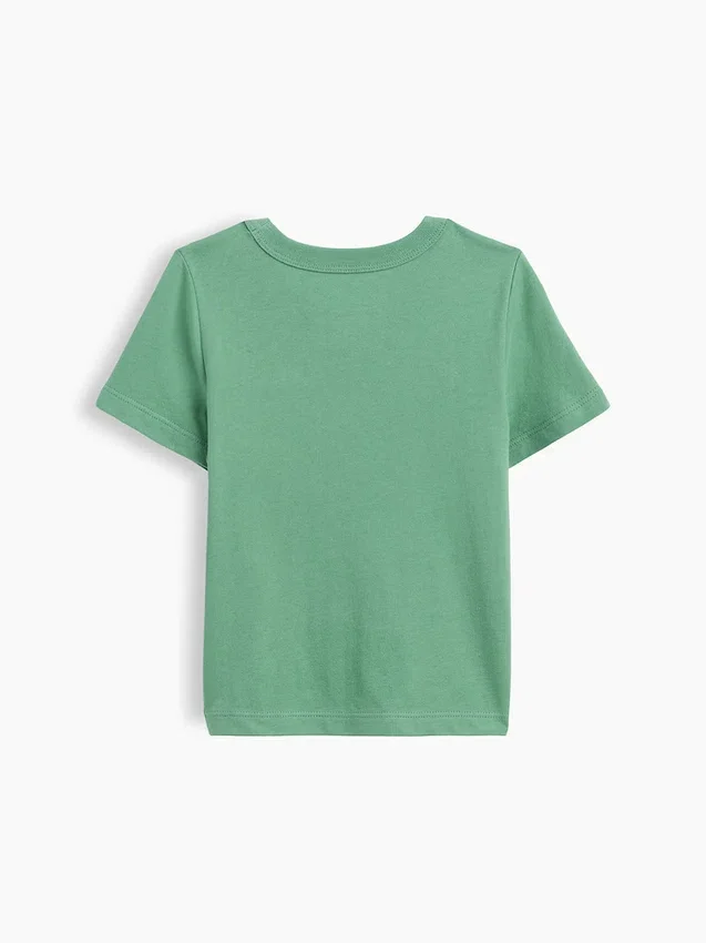 T-shirt z kieszenią dla niemowląt i Maluchów – model do łączenia z innymi ubraniami