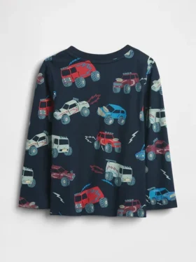T-shirt z kieszenią dla niemowląt i Maluchów – model do łączenia z innymi ubraniami