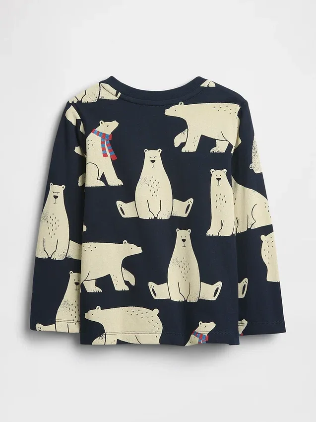T-shirt z kieszenią dla niemowląt i Maluchów – model do łączenia z innymi ubraniami