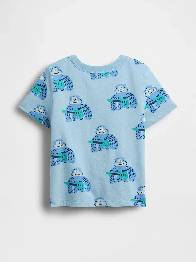 T-shirt z kieszenią dla niemowląt i Maluchów – model do łączenia z innymi ubraniami