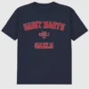 T-shirt z klasycznym nadrukiem kampusu Saint Mary’s College of California