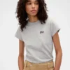 T-shirt z logo GAP × Victoria Beckham z bawełny organicznej