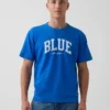 T-shirt z luźnym logo Get Blue