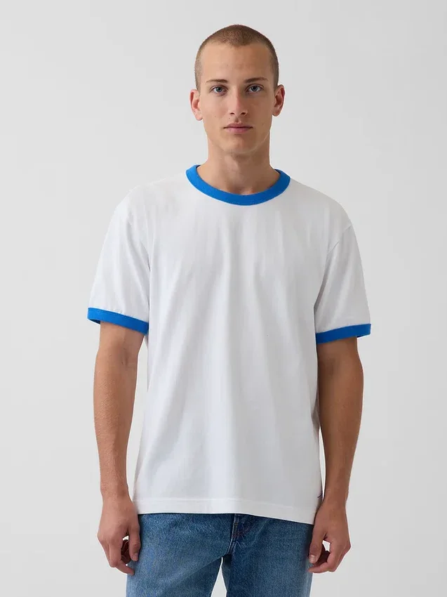 T-shirt z luźnym logo Get Blue