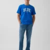 T-shirt z luźnym logo Get Blue