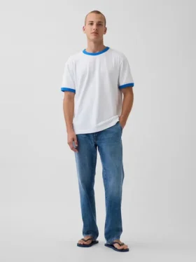 T-shirt z luźnym logo Get Blue