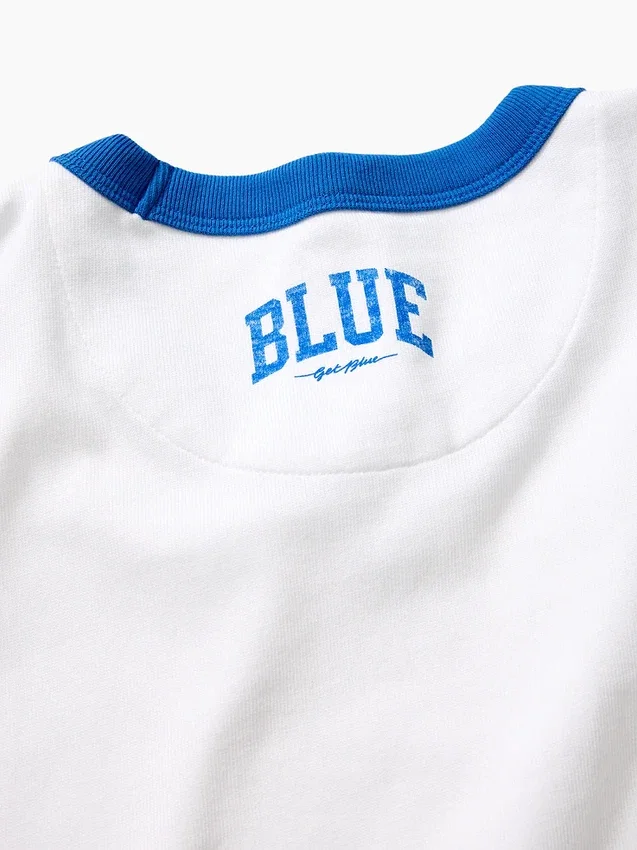 T-shirt z luźnym logo Get Blue