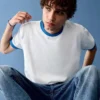 T-shirt z luźnym logo Get Blue