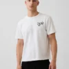 T-shirt z luźnym logo „I Heart NY”