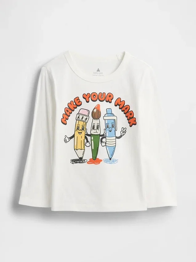 T-shirt z nadrukami dla niemowląt i Maluchów – model „Mix & Match”