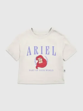 T-shirt z nadrukiem „Ariel Collegiate” dla maluchów