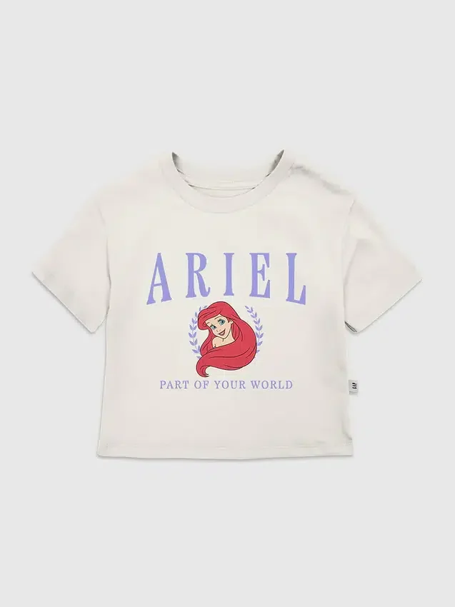 T-shirt z nadrukiem „Ariel Collegiate” dla maluchów