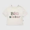 T-shirt z nadrukiem „Big Sister” dla małych dzieci