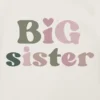T-shirt z nadrukiem „Big Sister” dla małych dzieci