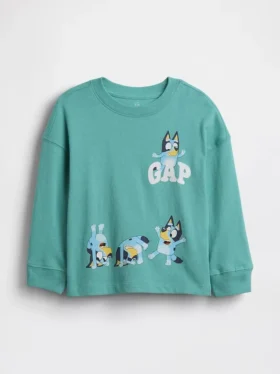 T-shirt z nadrukiem „Bluey” dla niemowląt i Maluchów