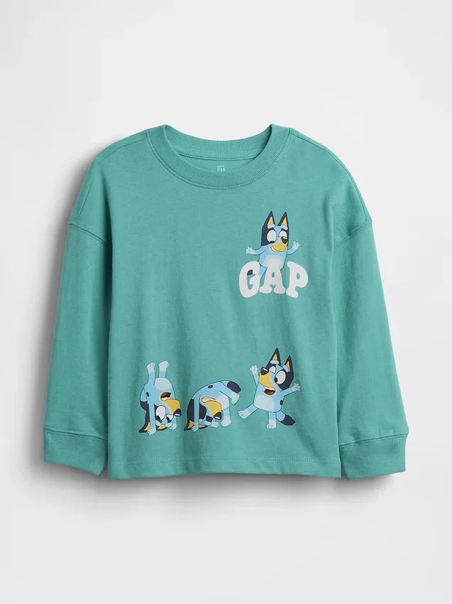 T-shirt z nadrukiem „Bluey” dla niemowląt i Maluchów