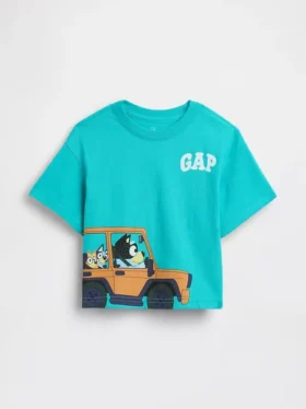 T-shirt z nadrukiem „Bluey” dla niemowląt i Maluchów