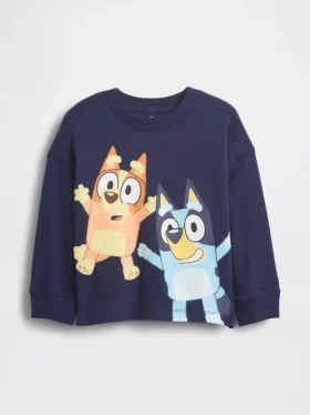 T-shirt z nadrukiem „Bluey” dla niemowląt i Maluchów