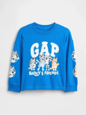 T-shirt z nadrukiem „Bluey” dla niemowląt i Maluchów