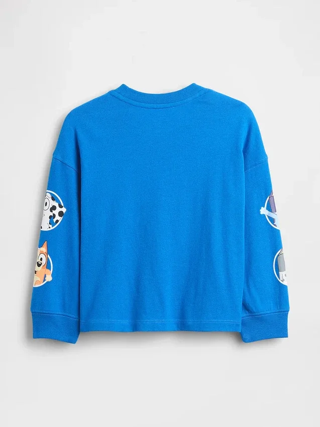T-shirt z nadrukiem „Bluey” dla niemowląt i Maluchów