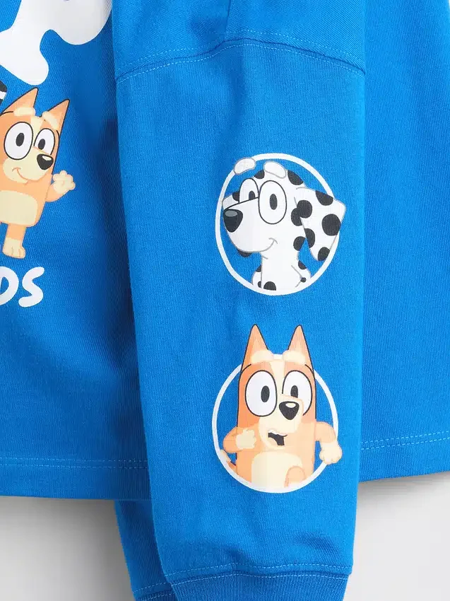 T-shirt z nadrukiem „Bluey” dla niemowląt i Maluchów