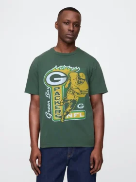 T-shirt z nadrukiem dla dorosłych z motywem drużyny NFL Green Bay Packers