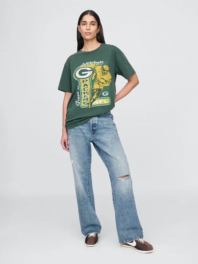 T-shirt z nadrukiem dla dorosłych z motywem drużyny NFL Green Bay Packers