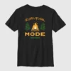 T-shirt z nadrukiem dla dzieci z motywem trybu przetrwania w grze „Minecraft”
