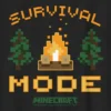 T-shirt z nadrukiem dla dzieci z motywem trybu przetrwania w grze „Minecraft”