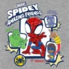 T-shirt z nadrukiem dla malucha „Spidey and His Amazing Friends”