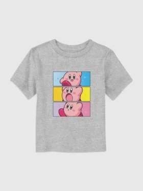 T-shirt z nadrukiem dla maluchów z motywem Kirby firmy Nintendo