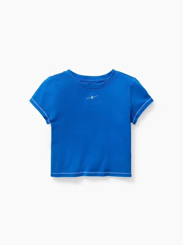 T-shirt z nadrukiem „Get Blue” dla dzieci