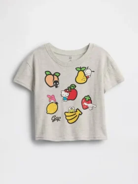 T-shirt z nadrukiem Hello Kitty dla niemowląt i maluchów