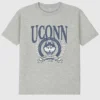 T-shirt z nadrukiem herbu UConn