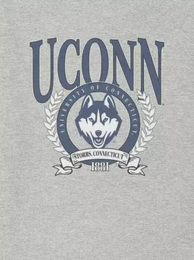 T-shirt z nadrukiem herbu UConn