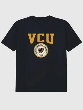 T-shirt z nadrukiem herbu Virginia Commonwealth University