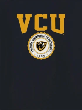 T-shirt z nadrukiem herbu Virginia Commonwealth University