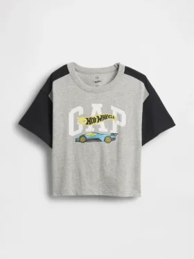 T-shirt z nadrukiem Hot Wheels dla niemowląt i maluchów