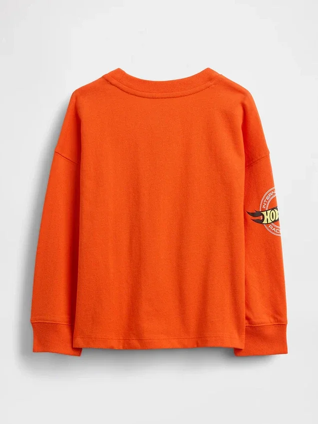 T-shirt z nadrukiem „Hot Wheels” dla niemowląt i Maluchów