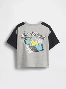 T-shirt z nadrukiem Hot Wheels dla niemowląt i maluchów