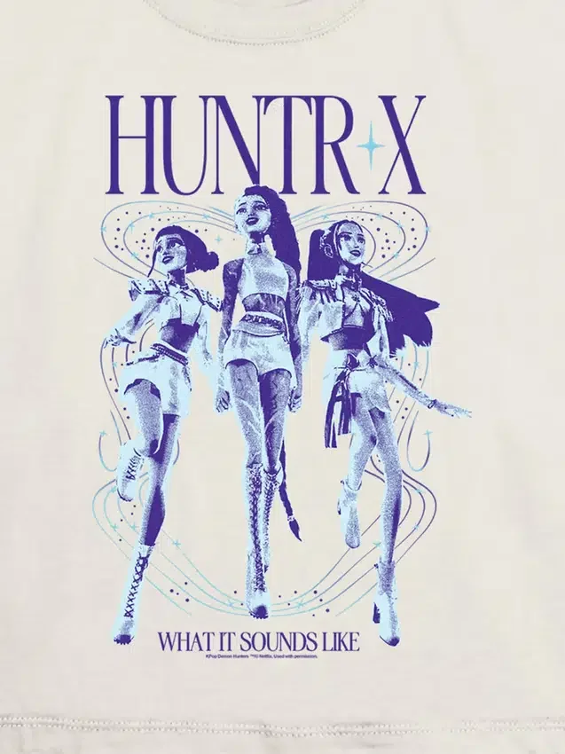 T-shirt z nadrukiem „Kids K-Pop Demon Hunters This is What It Sounds Like”