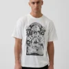 T-shirt z nadrukiem Led Zeppelin o luźnym kroju