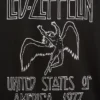 T-shirt z nadrukiem Led Zeppelin o luźnym kroju