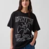 T-shirt z nadrukiem Led Zeppelin o luźnym kroju