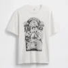 T-shirt z nadrukiem Led Zeppelin o luźnym kroju